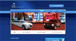 Desktop Screenshot of gllimousines.com